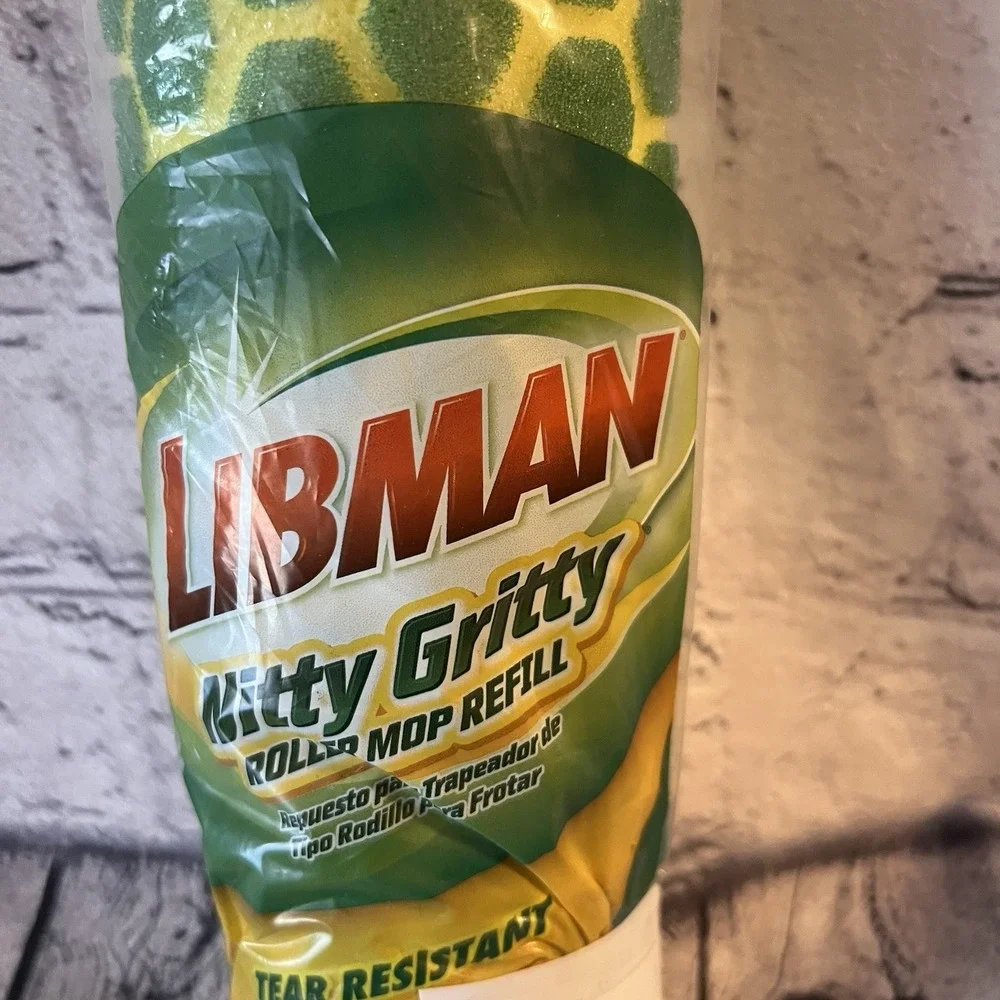 Libman Nitty Gritty Roller Mop Refill Tear‎ Resistant NEW